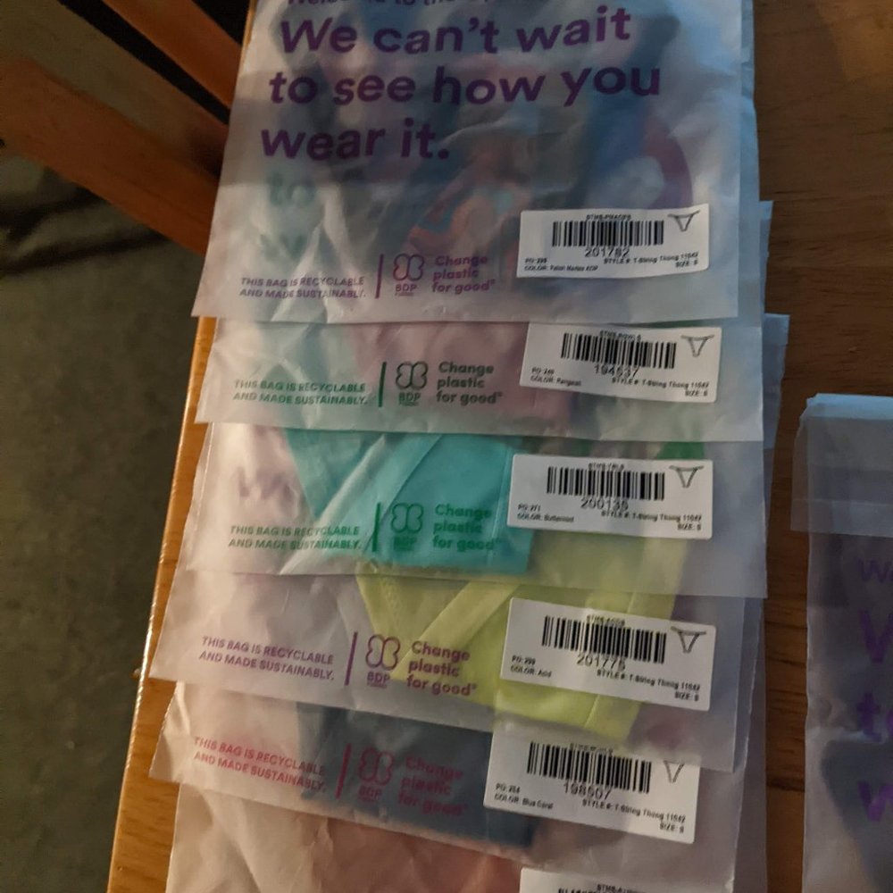 Brand new unopened underwear (various styles)